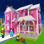 Doll House Design & Decoration : Girls House Games icon