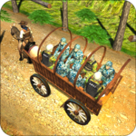 Horse Carriage Army Transport icon