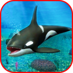 Hungry Blue Whale Shark Attack: Shark Attack Games icon