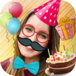 Snap birthday photo filters icon