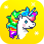 Unicorn - Color by Number Coloring Pages icon