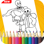 Undertale Sans Coloring Game icon