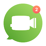 All in one Face to Video Call icon