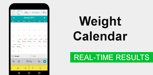 Weight Calendar pc screenshot