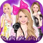 Floral Summer dress up game icon