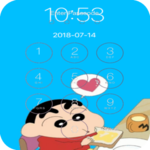 Shin Chan Super Cute Screen Lock 2018 icon