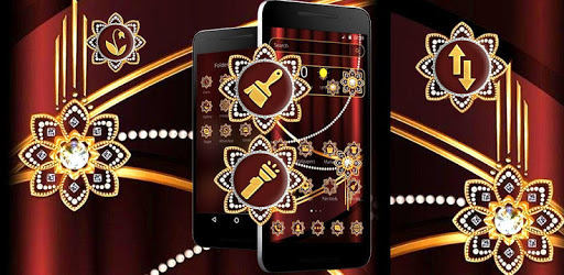 Brown Shiny Diamond Theme pc screenshot