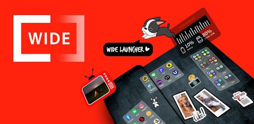 Wide Launcher - 3x wider home screen pc screenshot Wide Launcher - 3x wider home screen pc screenshot