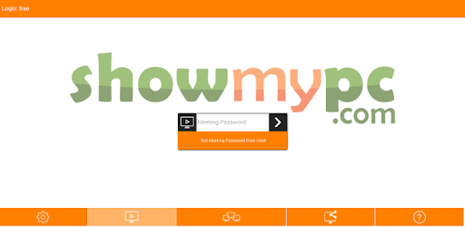 ShowMyPC Remote Support Access pc screenshot