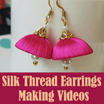 Silk Thread Earrings Making Video - Latest Designs icon