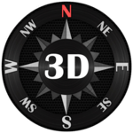 Compass Steel 3D icon