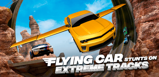 Flying Car Stunts On Extreme Tracks pc screenshot