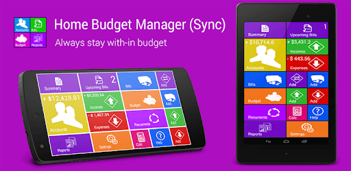Home Budget Manager Lite With Sync pc screenshot