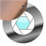 Peephole motion detector icon