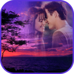 Sunset photo frames icon