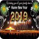 New Year 2019 Gif icon