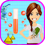 Nerdy Girl - Science Lab Geek icon
