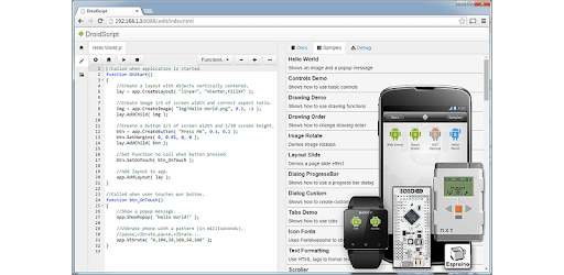 DroidScript - JavaScript Mobile Coding IDE pc screenshot DroidScript - JavaScript Mobile Coding IDE pc screenshot
