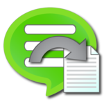 Backup Text for LINE icon