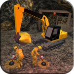 Gold Mine Construction Zone 3D icon