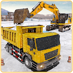 Snow Heavy Excavator Machine Simulator icon