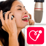 Red Karaoke Sing & Record icon