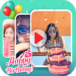 Birthday Photo Video Maker 2018 icon