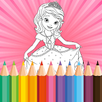 Coloring Book for Disney Princess - for girls game icon