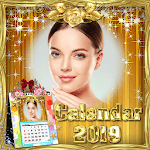 2019 Calendar Photo Frames New Year Greeting Frame for pc icon