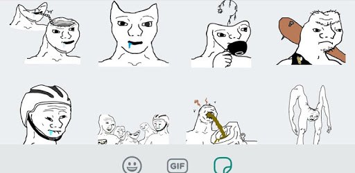 Brainlet Meme stickers WAStickerApps pc screenshot Brainlet Meme stickers WAStickerApps pc screenshot