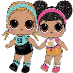 Lol Dolls Stickers (WAStickersApps) icon