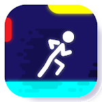 Stickman Adventure - Glow Color World icon