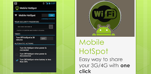 Mobile HotSpot pc screenshot