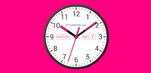 Analog Clock Widget Plus-7 pc screenshot