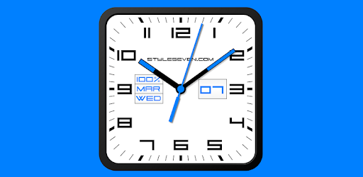 Square Analog Clock-7 pc screenshot