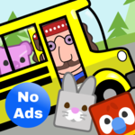 Preschool Bus Driver: Toddler Games Free No Ads icon