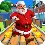 Subway Santa Xmas Surf icon