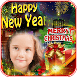 2018 Christmas New Year Photo Frames icon