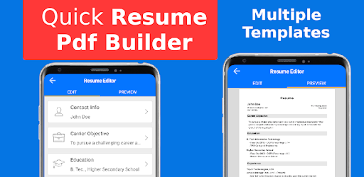 Top Resume Pdf Builder for freshers and experience pc screenshot