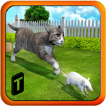 Crazy Cat vs. Mouse 3D icon