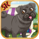 Pug The dog Makeover Doctor Game icon