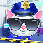 Kitty Cat Police Fun Care & Thief Arrest Game icon