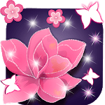 Beautiful Flowers Glowing Live Wallpapers icon