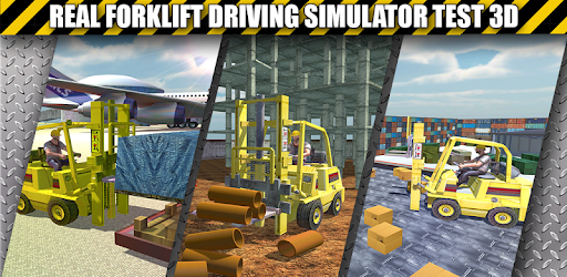 Airport Forklift Driving Heavy Machinery Sim 3D pc screenshot Airport Forklift Driving Heavy Machinery Sim 3D pc screenshot