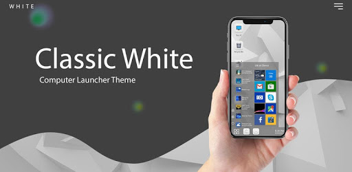 Classic White Theme For Computer Launcher pc screenshot Classic White Theme For Computer Launcher pc screenshot