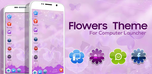 Flower Theme for Computer launcher pc screenshot Flower Theme for Computer launcher pc screenshot