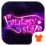 Neon Theme - Neon Purple Star Wallpaper&Icon icon