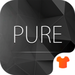 Pure Black Launcher Theme for pc icon