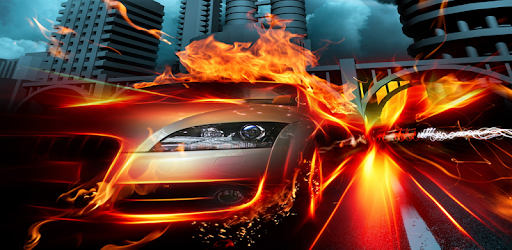 3D Racing Car Wallpaper pc screenshot