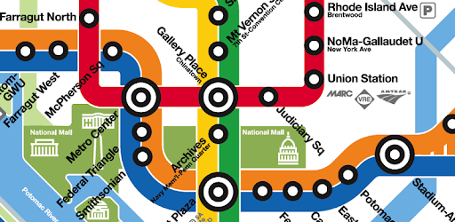 Washington DC Metro Map pc screenshot